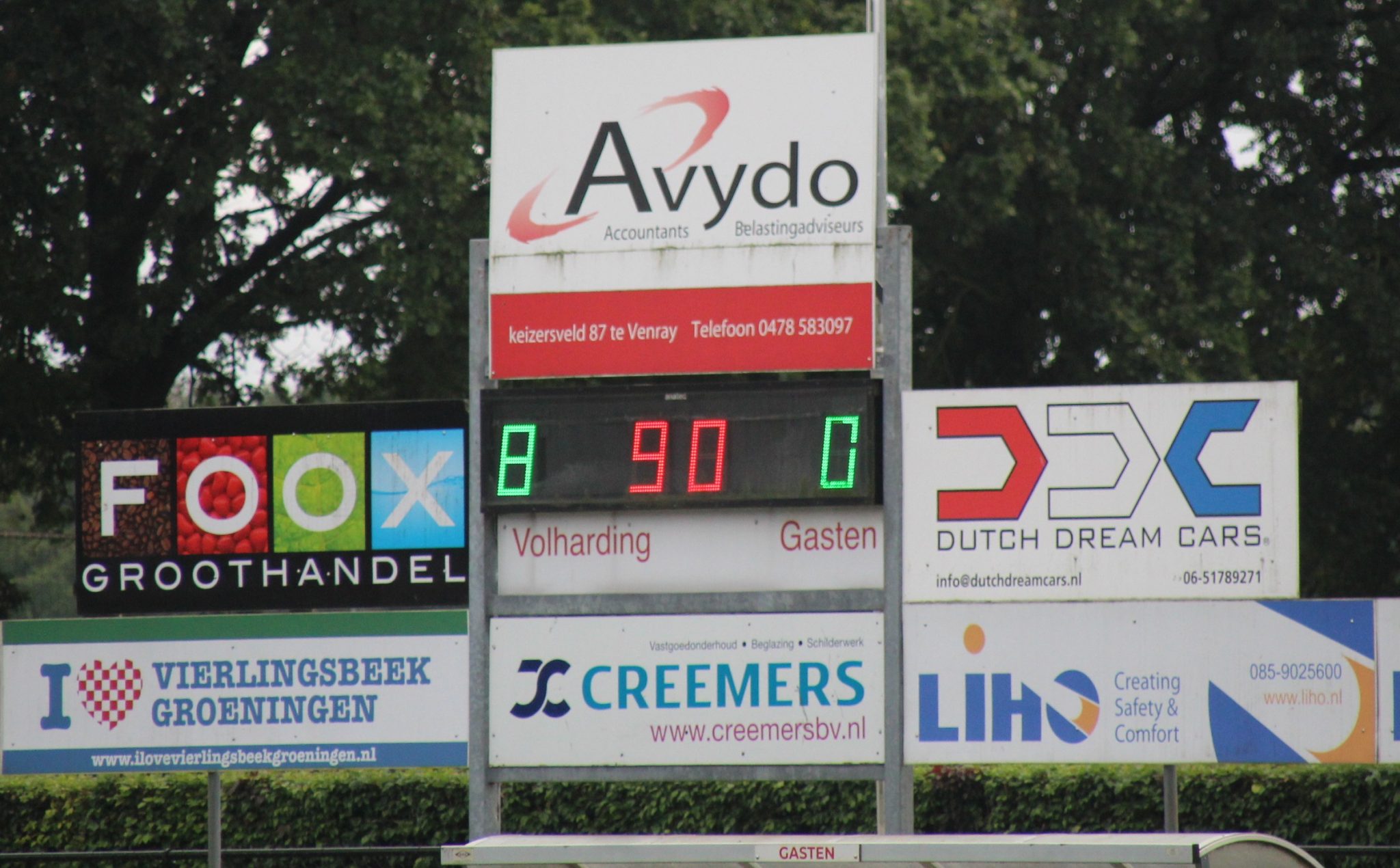 Volharding - SHH BEKER (6-0) 8-0