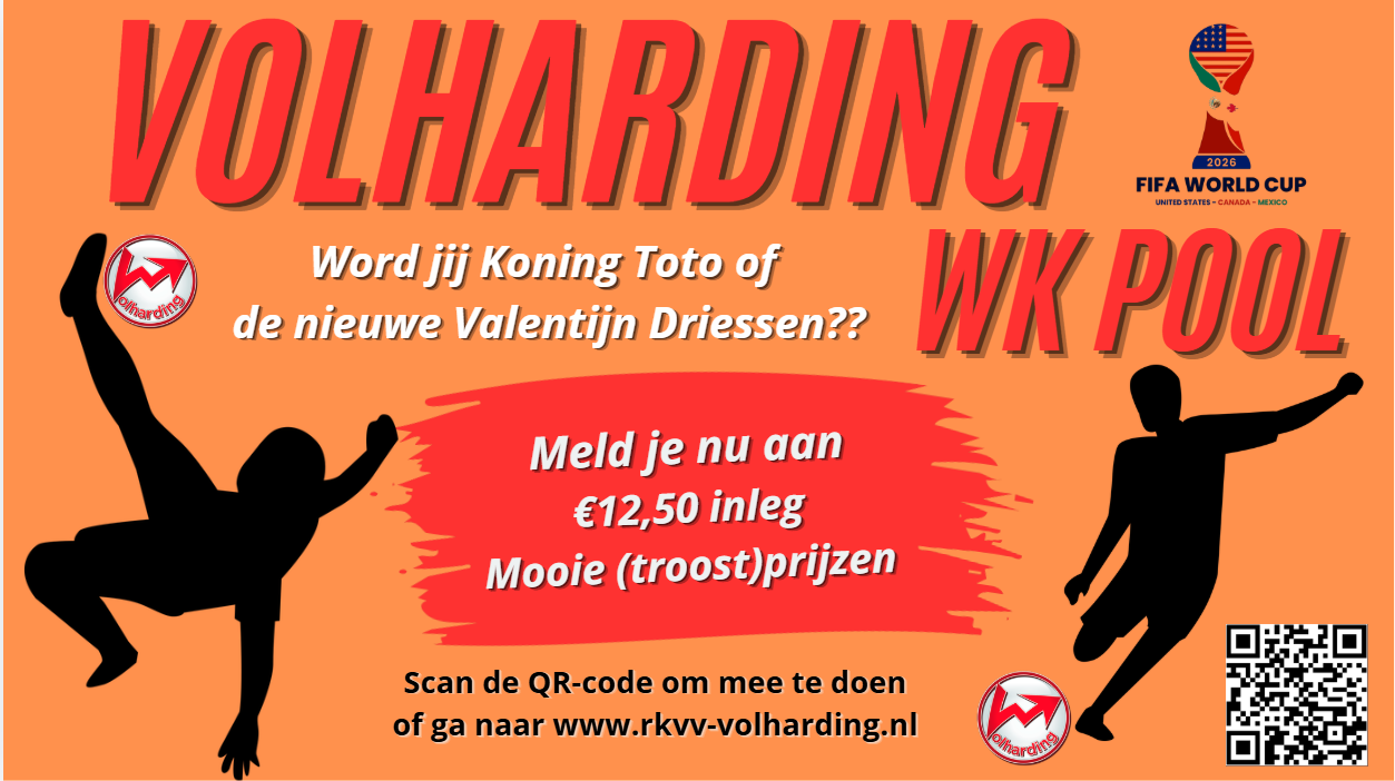 Volharding WK-pool