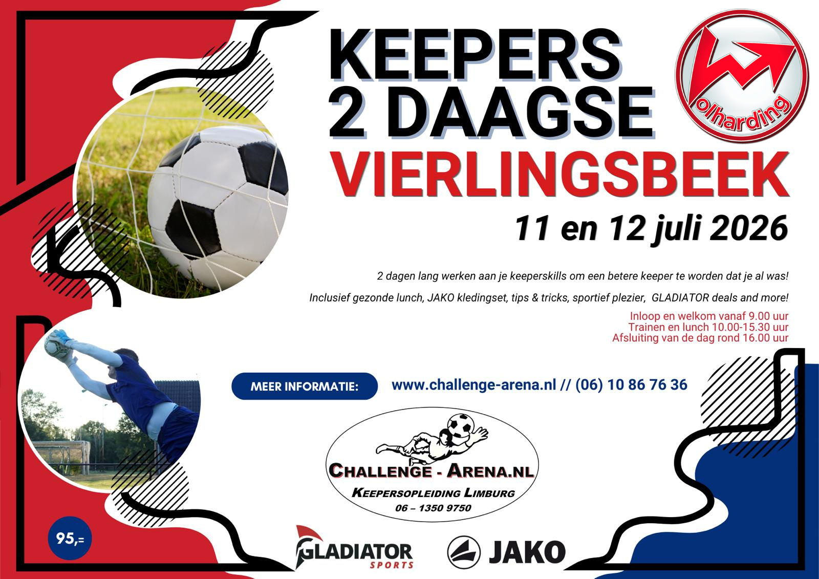 Keepers 2-daagse bij Volharding